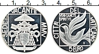 Продать Монеты Ватикан 5 евро 2005 Серебро