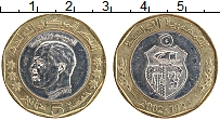 Продать Монеты Тунис 5 динар 2002 Биметалл