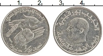 Продать Монеты Тунис 1/2 динара 1983 Медно-никель