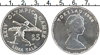 Продать Монеты Токелау 5 долларов 1988 Серебро