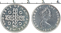 Продать Монеты Остров Мэн 1 пенни 1975 Серебро