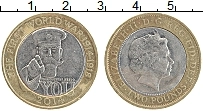 Продать Монеты Великобритания 2 фунта 2014 Биметалл
