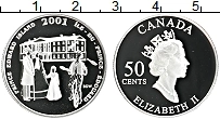 Продать Монеты Канада 50 центов 2001 Серебро