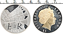 Продать Монеты Бермудские острова 5 долларов 2002 Серебро