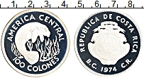 Продать Монеты Коста-Рика 100 колон 1974 Серебро