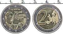 Продать Монеты Франция 2 евро 2010 Биметалл