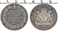 Продать Монеты Бремен 1 талер 1865 Серебро
