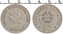 Продать Монеты Ангола 50 сентаво 1927 Медно-никель