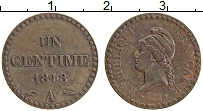 Продать Монеты Франция 1 сентим 1850 Медь