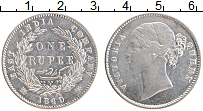 Продать Монеты Британская Индия 1 рупия 1840 Серебро