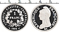 Продать Монеты Франция 1 франк 1992 Серебро