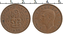 Продать Монеты Новая Зеландия 1/2 пенни 1950 Медь