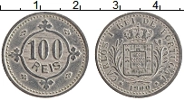 Продать Монеты Португалия 100 рейс 1900 Медно-никель