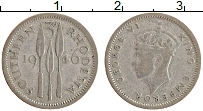 Продать Монеты Родезия 3 пенса 1946 Серебро