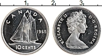 Продать Монеты Канада 10 центов 1965 Серебро