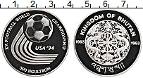 Продать Монеты Бутан 300 нгултрум 1993 Серебро