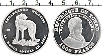 Продать Монеты Чад 1000 франков 2003 Серебро