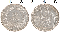 Продать Монеты Индокитай 20 центов 1922 Серебро