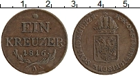 Продать Монеты Австрия 1 крейцер 1816 Медь