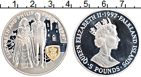 Продать Монеты Фолклендские острова 5 фунтов 1997 Серебро