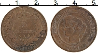 Продать Монеты Франция 5 сентим 1884 Медь