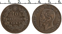 Продать Монеты Италия 10 чентезимо 1867 Медь