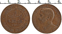 Продать Монеты Итальянская Сомали 4 бесе 1910 Медь