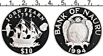 Продать Монеты Науру 10 долларов 1994 Серебро
