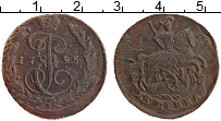 Продать Монеты 1762 – 1796 Екатерина II 1 копейка 1795 Медь