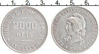 Продать Монеты Бразилия 2000 рейс 1906 Серебро
