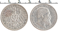 Продать Монеты Вюртемберг 2 марки 1903 Серебро