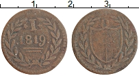 Продать Монеты Франкфурт 1 геллер 1819 Медь