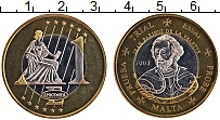 Продать Монеты Мальта 1 евро 2004 Биметалл