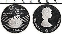 Продать Монеты Канада 5 долларов 1976 Серебро