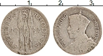 Продать Монеты Родезия 3 пенса 1930 Серебро