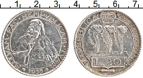 Продать Монеты Сан-Марино 20 лир 1933 Серебро