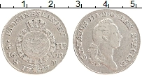 Продать Монеты Швеция 1/6 ригсдалера 1777 Серебро