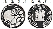 Продать Монеты ЮАР 2 ранда 1995 Серебро