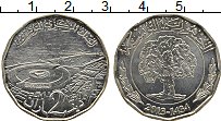 Продать Монеты Тунис 2 динара 2013 Медно-никель