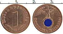 Продать Монеты Третий Рейх 1 пфенниг 1939 Бронза