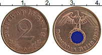 Продать Монеты Третий Рейх 2 пфеннига 1939 Бронза