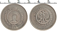 Продать Монеты Польша 10 злотых 1969 Медно-никель