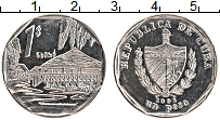 Продать Монеты Куба 1 песо 1998 Сталь покрытая никелем