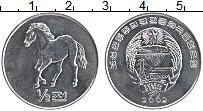 Продать Монеты Северная Корея 1/2 чоны 2002 Алюминий