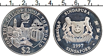 Продать Монеты Сингапур 2 доллара 1997 Серебро