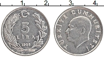 Продать Монеты Турция 5 лир 1986 Алюминий