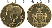 Продать Монеты Биафра 10 шиллингов 2017 Латунь