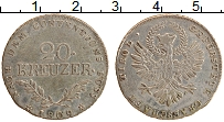 Продать Монеты Тироль 20 крейцеров 1809 Серебро