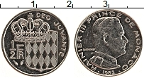 Продать Монеты Монако 1/2 франка 1982 Медно-никель