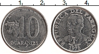 Продать Монеты Парагвай 10 гуарани 1978 Медно-никель